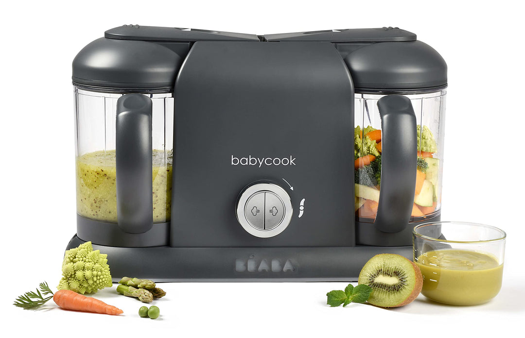 Béaba Babycook Duo Küchenmaschine 4 in 1 Mixer Schnelldampf 15 min Diversifizierung Lebensmittel Kle