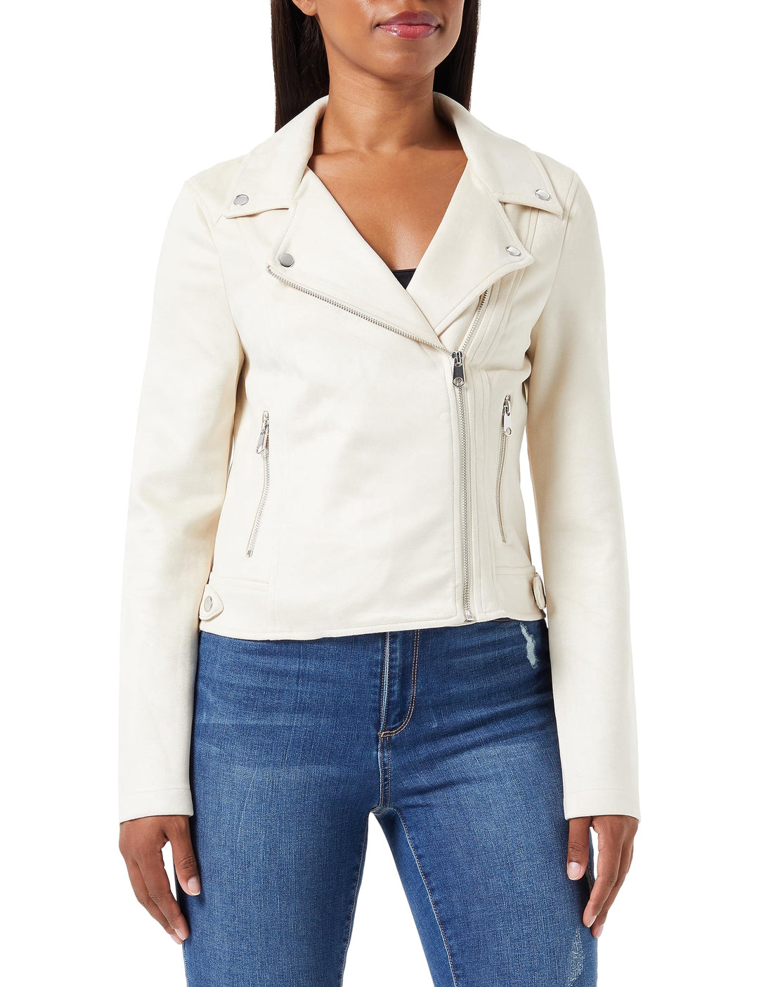 VERO MODA Damen Jacke, L Oatmeal