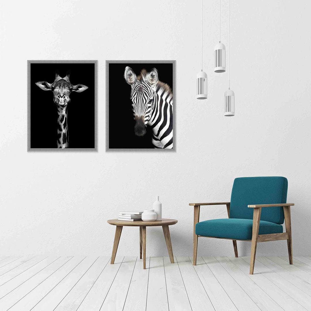 accent by nielsen Bilderrahmen, 24 x 30 cm, Aluminium, Schwarz matt, Rahmen zum Aufhängen im Hoch- &