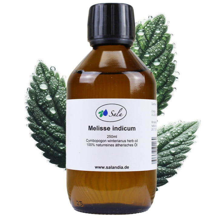 Sala Melissenöl indicum ätherisches Öl naturrein (250 ml Glasflasche) 250 ml (1er Pack), 250 ml (1er