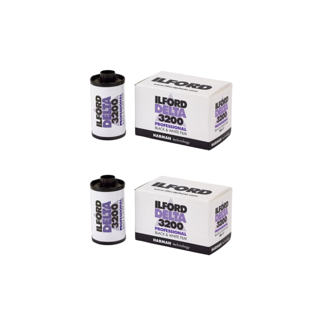 Ilford 1887710 Delta 3200 professionelle, schwarz-weisse Druckfolie, 135 (35 mm), ISO 3200, 36 Aufna