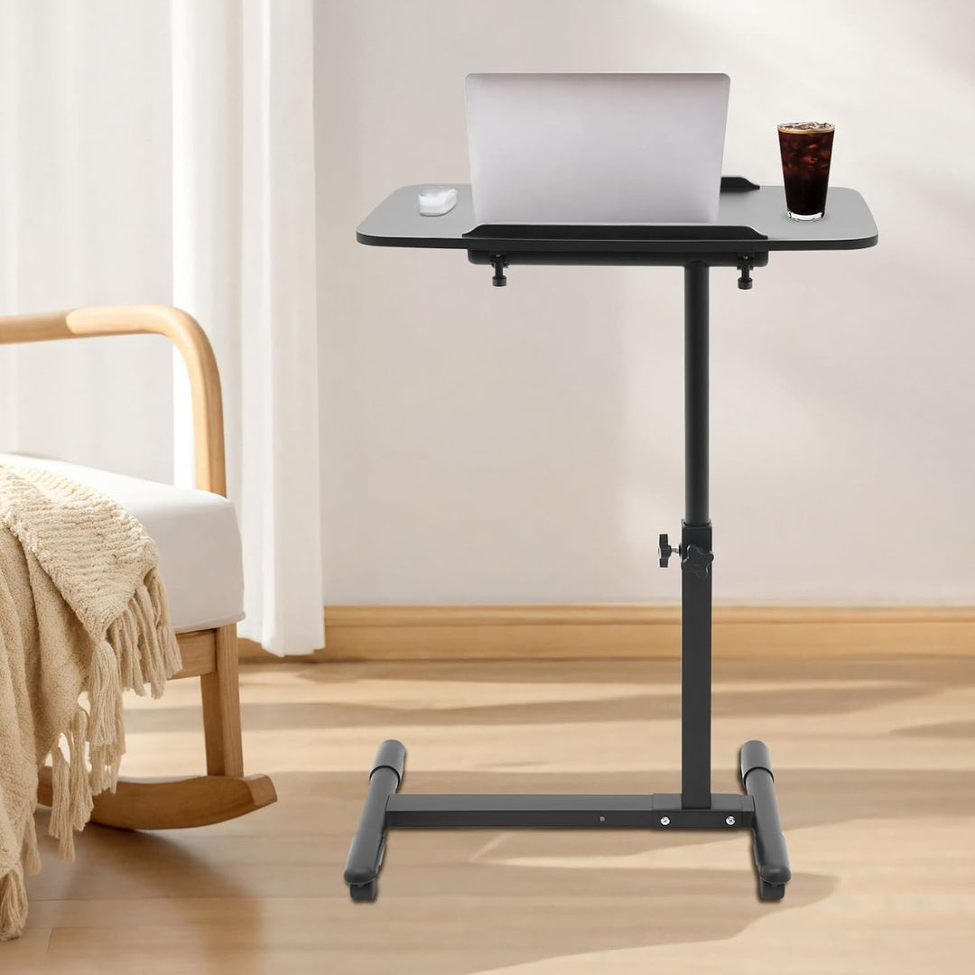Rollender Laptop-Tisch Verstellbarer Betttisch Nachttisch kann in Wohnungen, Krankenhäusern Büros 20
