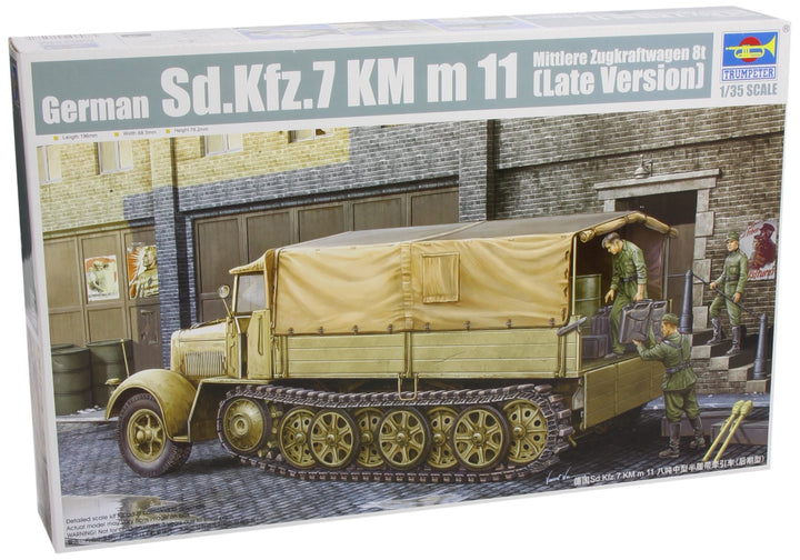 Trumpeter 01507 Modellbausatz German Sd.Kfz.7 Mittlere Zugkraftwagen8t Late Version