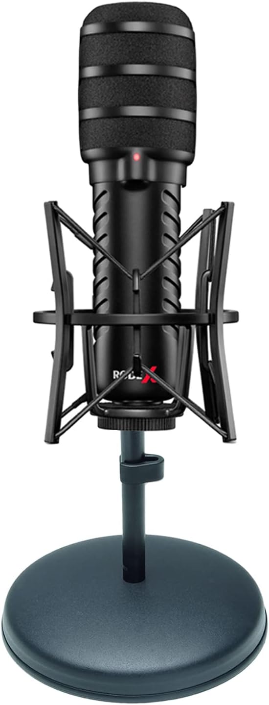 Rode X XDM-100 USB-Sprechermikrofon + keepdrum MS032 Tischstativ