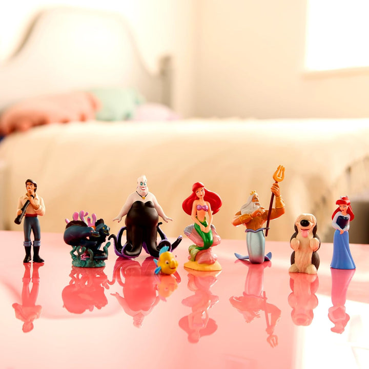 Disney Store Official - Arielle, die Meerjungfrau - Spielzeugfigurenset - 8 Spielzeuge - Mit Prinzes