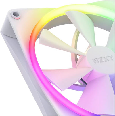 Nzxt F140 RGB Fans - RF-R14DF-W1 - Erweiterte Anpassung der RGB-Beleuchtung – Flüsterleise Kühlung –