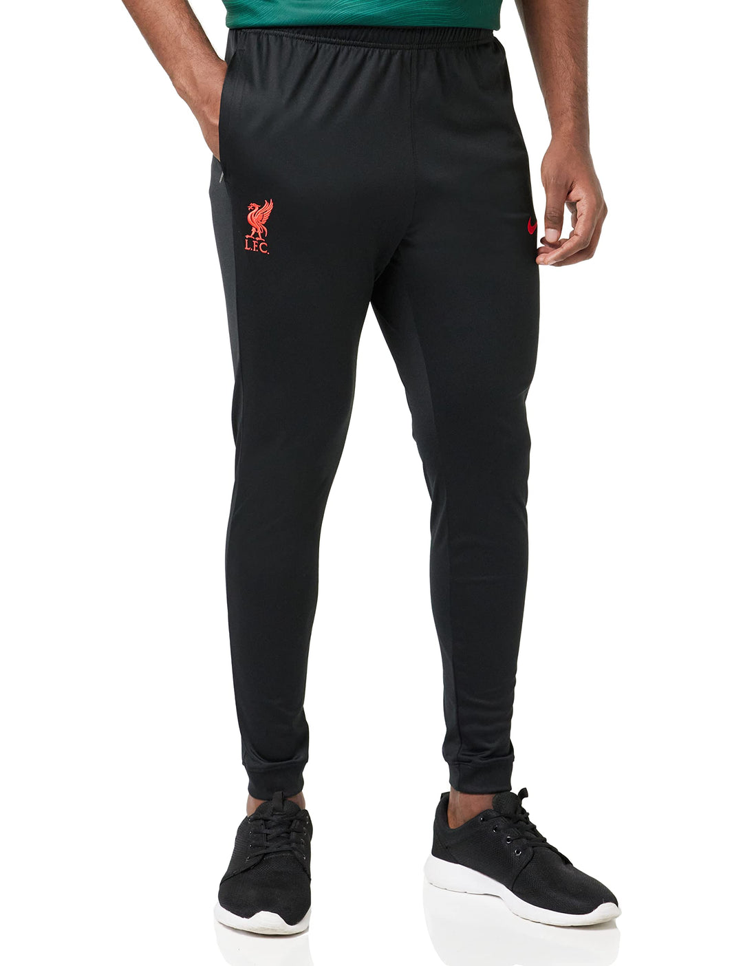 Nike Herren Trikot Saison 2022/23 Offizielle Auswärtstrikot, Black/Siren Red