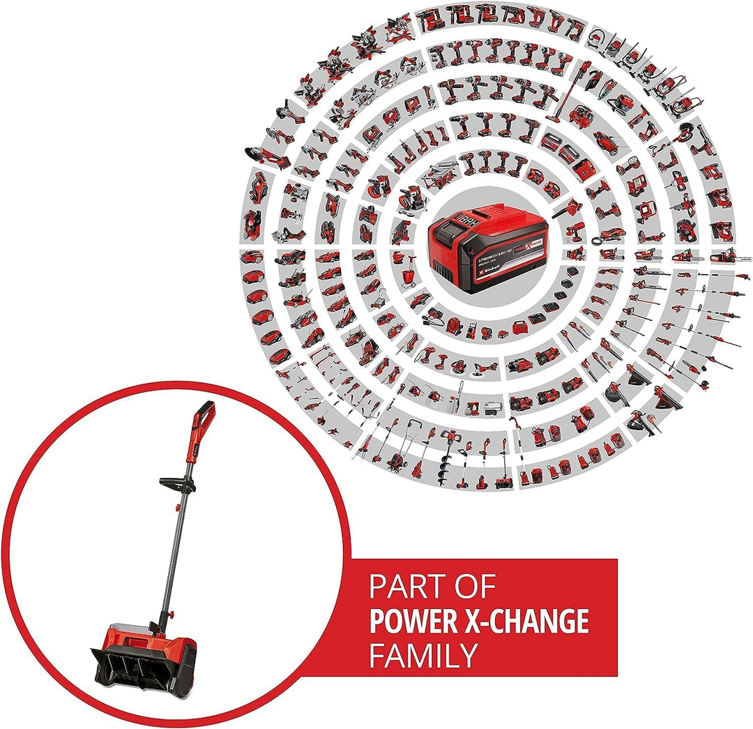 Einhell Akku-Schneefräse GE-ST 36/40 Li E-Solo Power X-Change (Li-Ion, 36 V, Arbeitsbreite 40 cm, ma