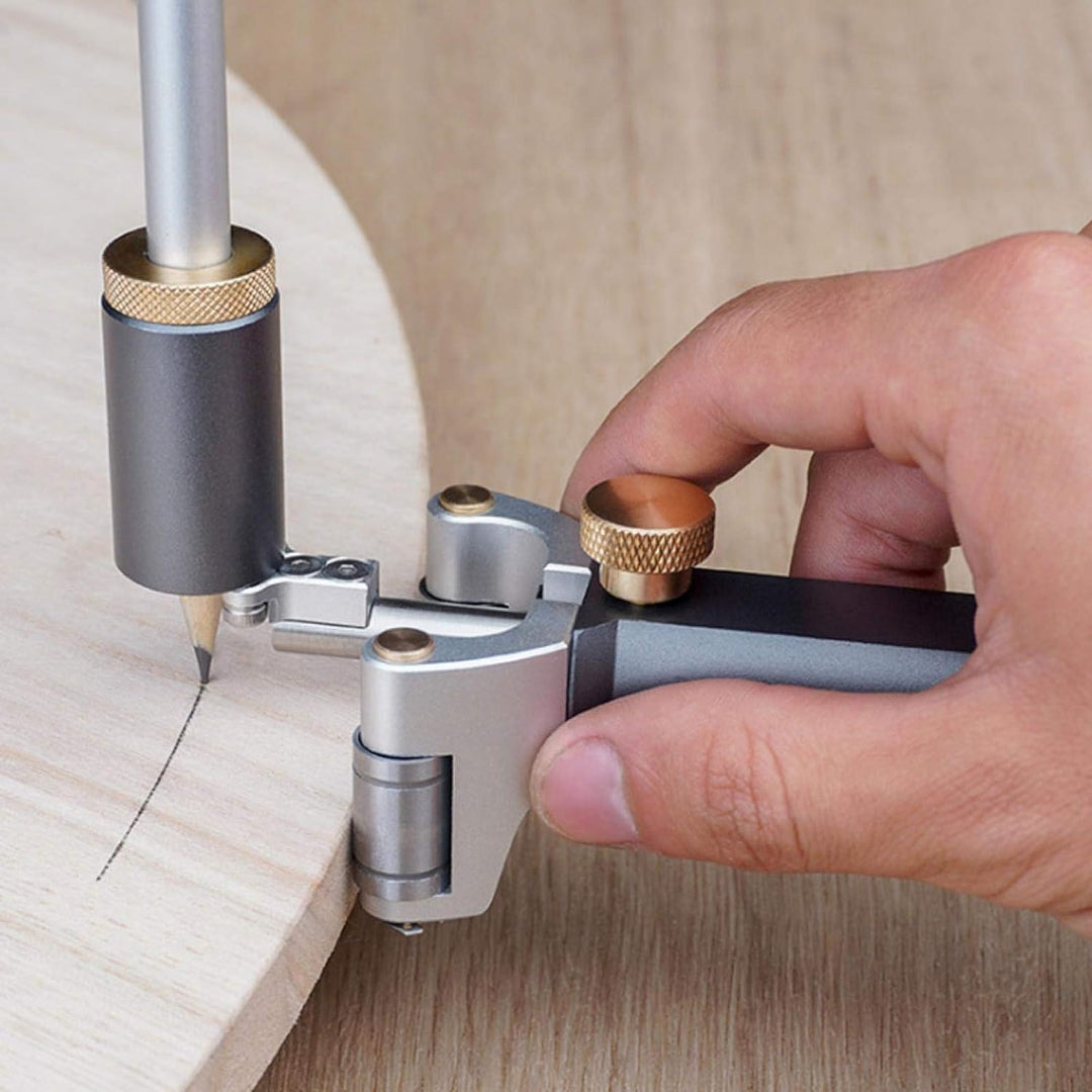 PUSOKEI Linear Arc Scriber Tool, Mehrzweck-DIY-Holzbearbeitung Multifunktionale Zeichnungsmarkierung
