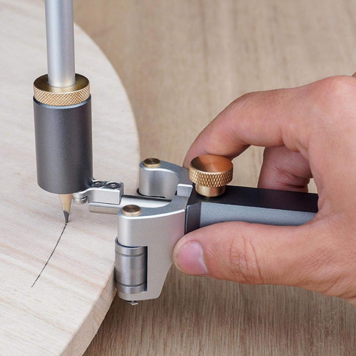 PUSOKEI Linear Arc Scriber Tool, Mehrzweck-DIY-Holzbearbeitung Multifunktionale Zeichnungsmarkierung