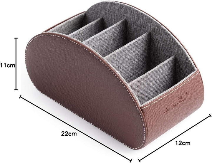 SANQIANWAN Fernbedienungsbox (Brown, Medium) Medium Brown, Medium Brown
