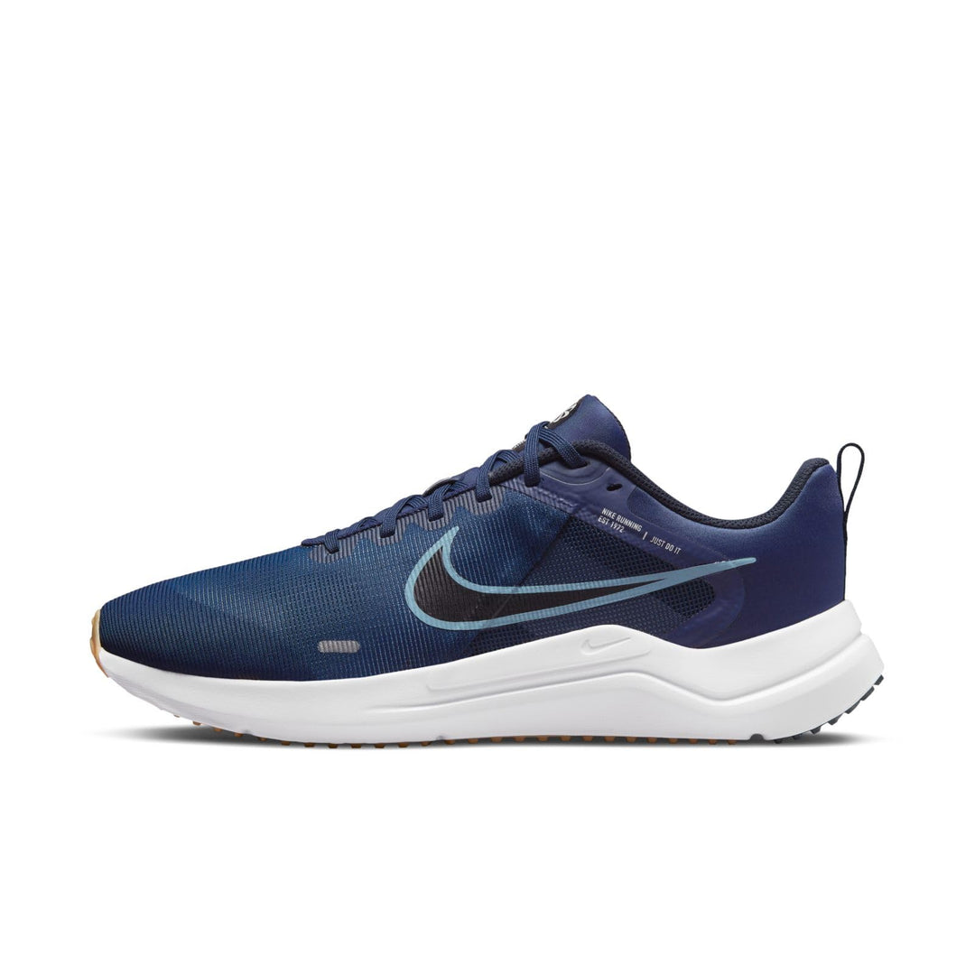 Nike Herren Downshifter 12 Sneaker 42 EU Midnight Navy Worn Blue Dark Obsidian, 42 EU Midnight Navy