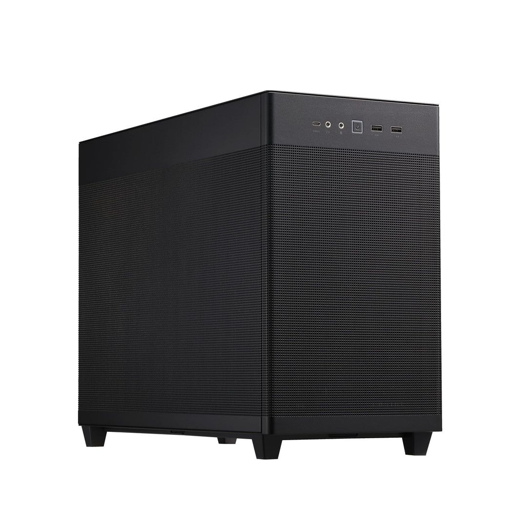 ASUS Prime AP201 MicroATX PC-Gehäuse (33 Liter, unterstützt 360-mm-Kühler, Grafikkarten bis 338 mm L