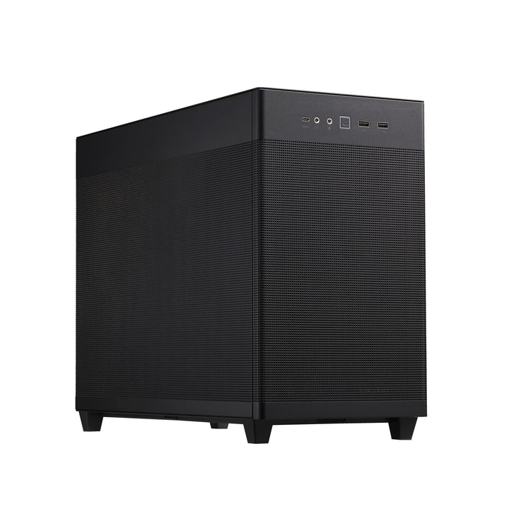 ASUS Prime AP201 MicroATX PC-Gehäuse (33 Liter, unterstützt 360-mm-Kühler, Grafikkarten bis 338 mm L