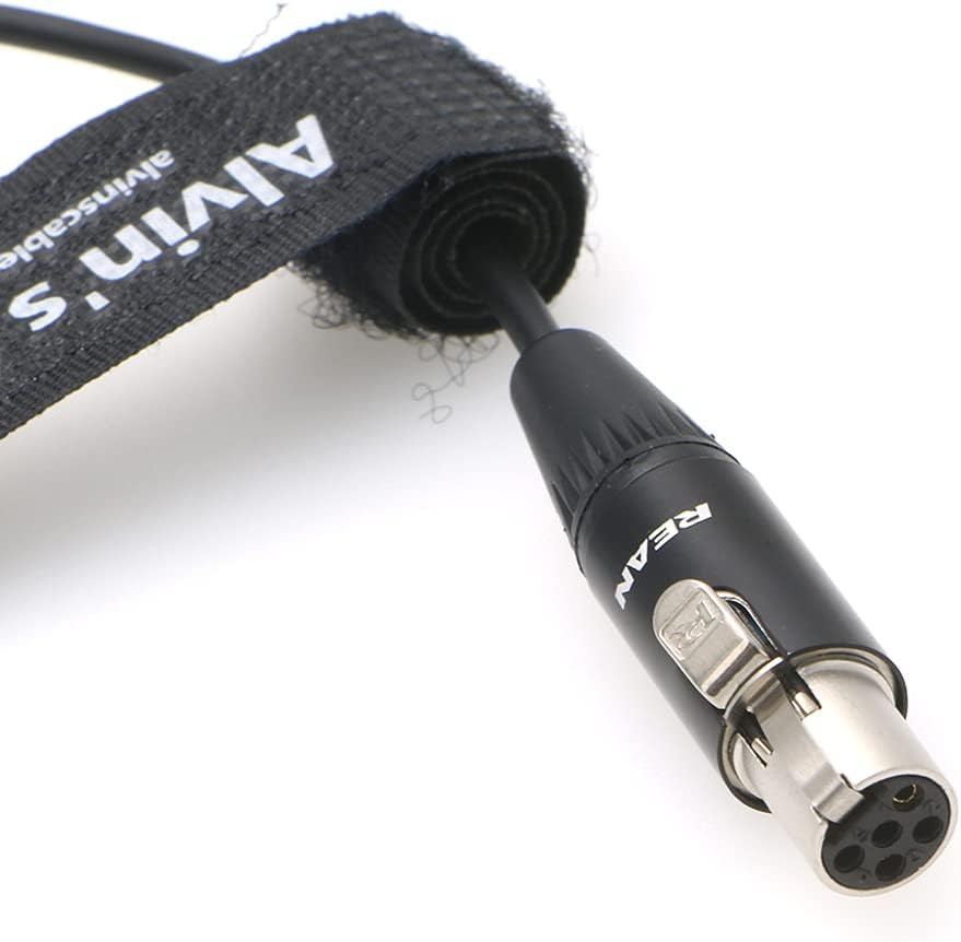 Ta5f auf 3,5mm Klinke TRS Audio-Kabel für Lectrosonics-DCHR-Empfänger an Kamera Alvin's Cables 20cm,