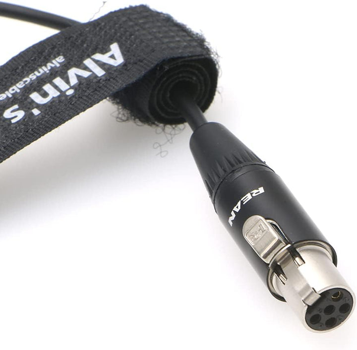 Ta5f auf 3,5mm Klinke TRS Audio-Kabel für Lectrosonics-DCHR-Empfänger an Kamera Alvin's Cables 20cm,