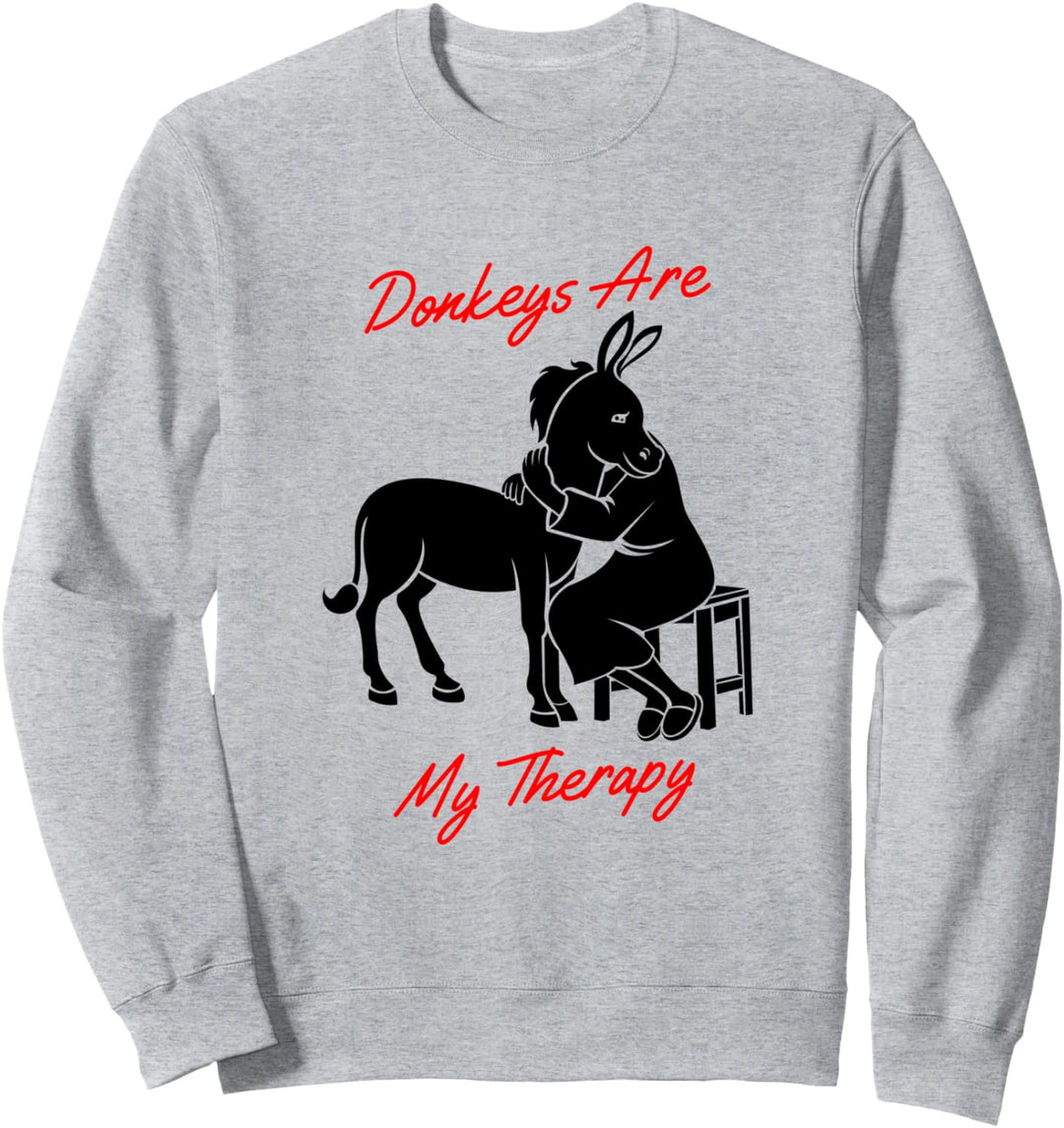 Baby Esel Therapie Ironischer Esel Sweatshirt