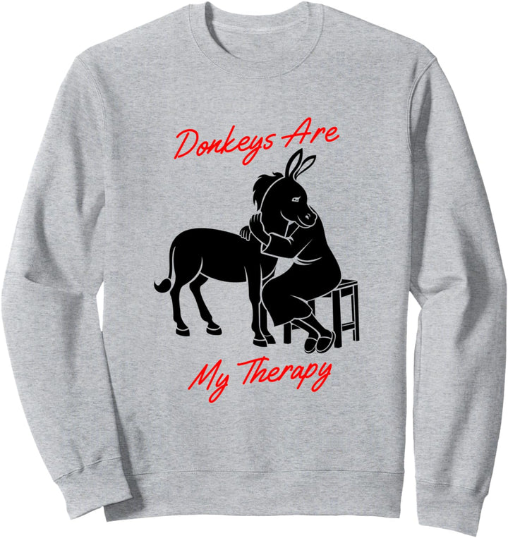 Baby Esel Therapie Ironischer Esel Sweatshirt