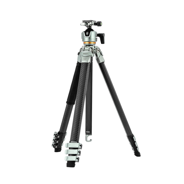 Fotopro Kompaktes Reisestativ aus Kohlefaser, 152,4 cm, professionelles, Robustes Stativ mit Profilb