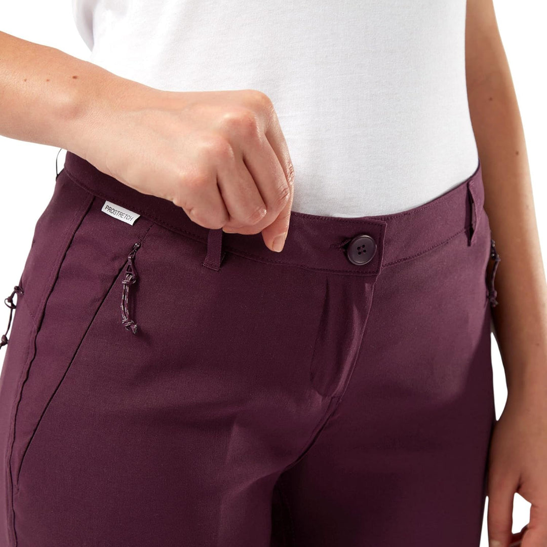 Craghoppers Damen Wanderhose Kiwi Pro Hose 38 Mid Khaki, 38 Mid Khaki