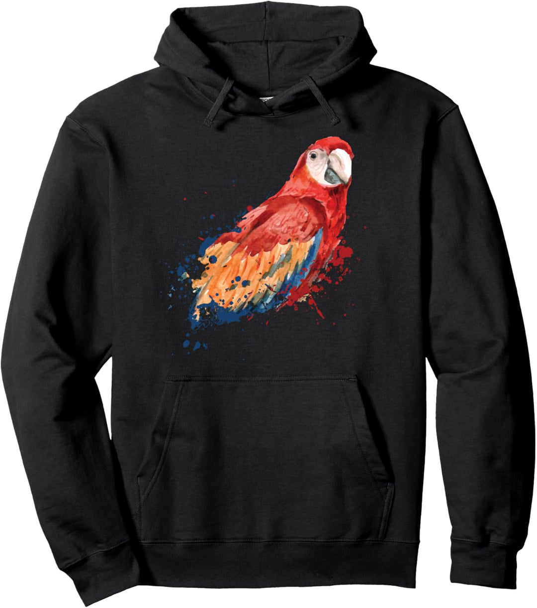 Ara-Vögel Aquarell Ara-Vogel Pullover Hoodie