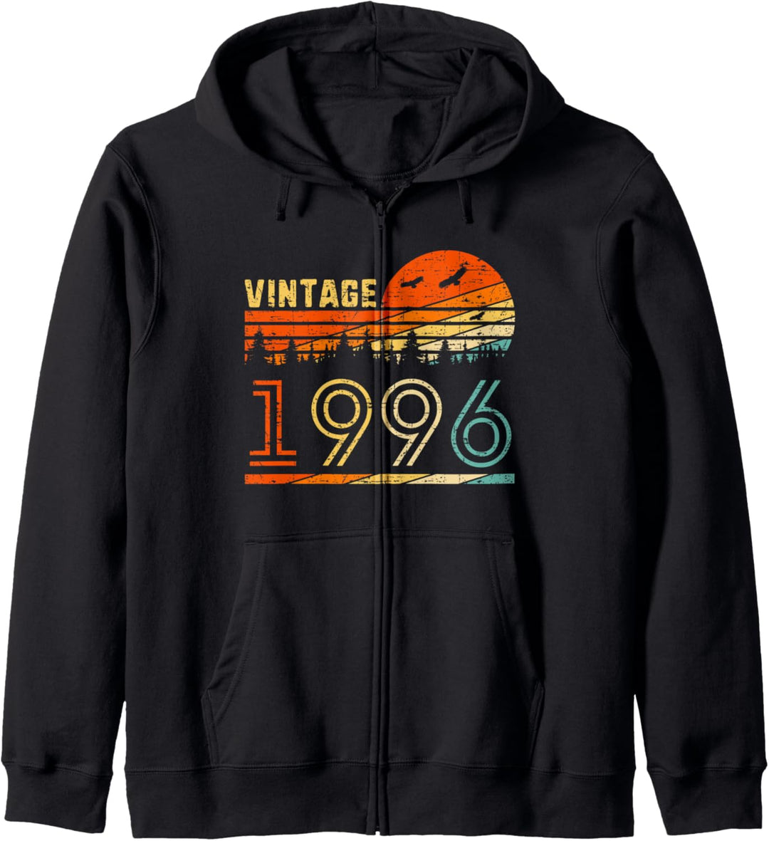 Jahrgang 1996 Retro-Geschenk zum 24. Geburtstag Spass B-Tag 2 Kapuzenjacke