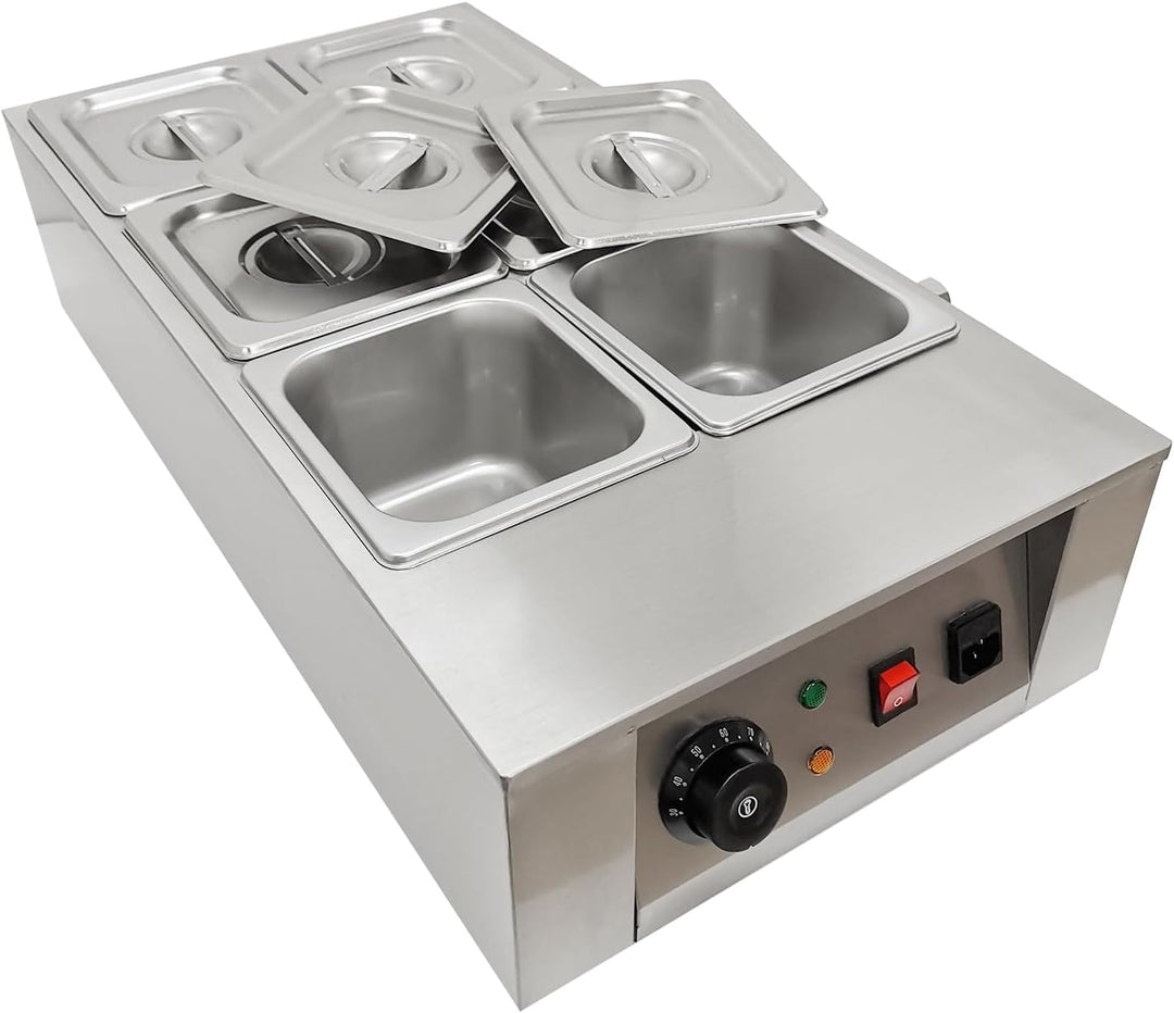 JAYEUW Elektrische Schokolade Temperiergerät 12kg 1000W Edelstahl Schokoladen Schmelzer Mit 6 Schmel