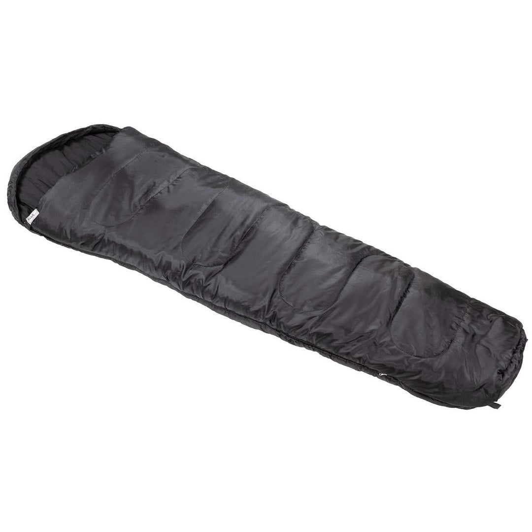 Bundeswehr Mumienschlafsack schwarz Schwarz
