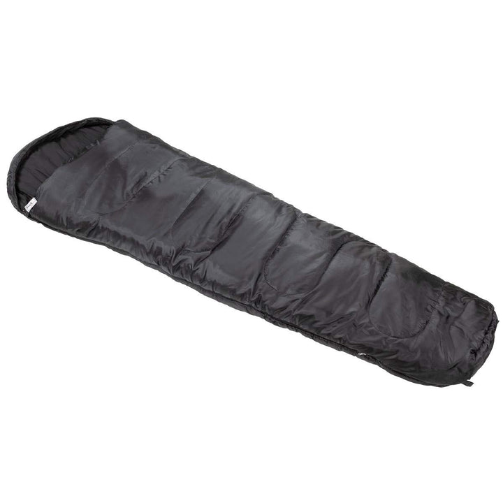 Bundeswehr Mumienschlafsack schwarz Schwarz