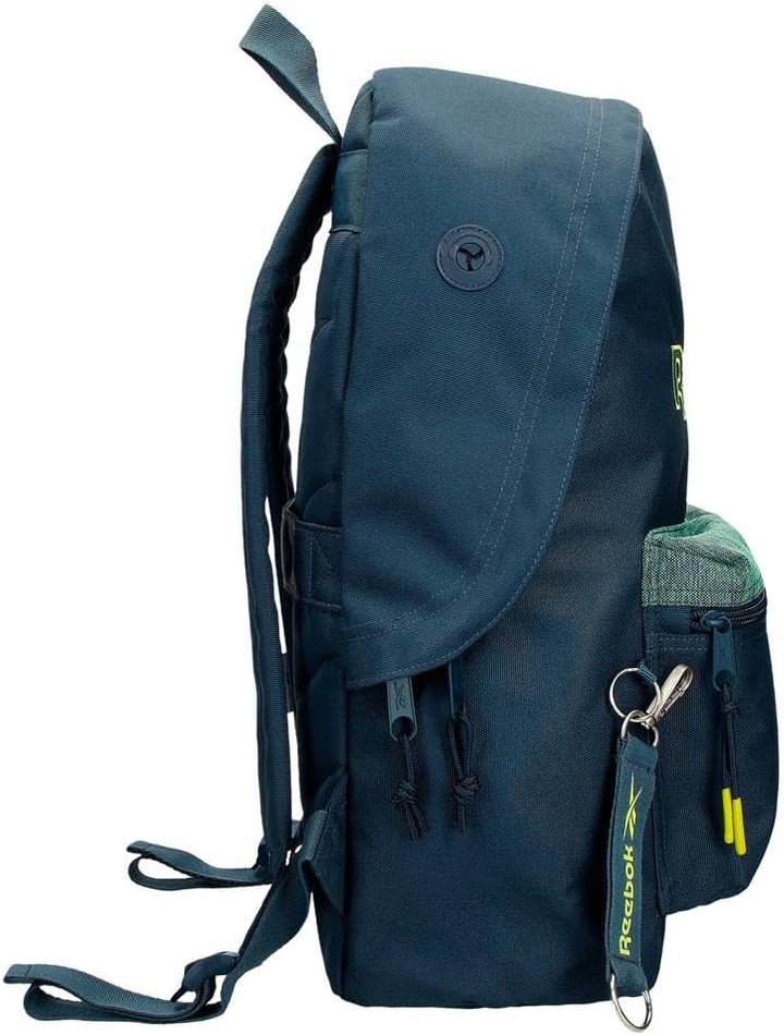 Reebok Summerville Schulrucksack, Blau, 31 x 44 x 17,5 cm, Polyester, 23,87 l, blau, Talla única, Sc