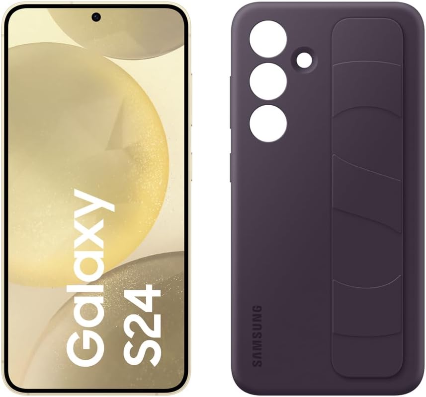 Samsung Galaxy S24 AI Smartphone, 8 GB RAM, 256 GB Speicher, Amber Yellow, 3 Jahre Herstellergaranti