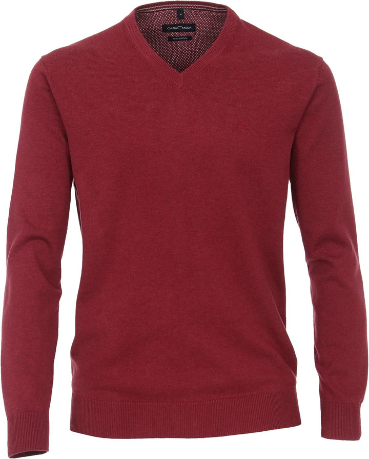 CASAMODA Herren Pullover M Orangerot, M Orangerot
