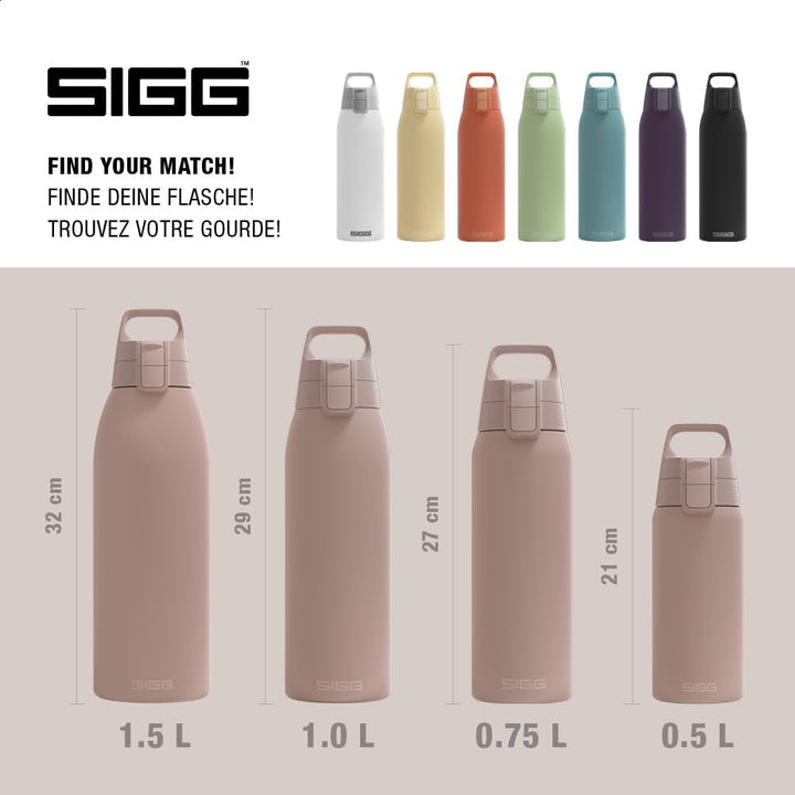SIGG - Isolierte Trinkflasche - Shield Therm One Dusk - Für kohlensäurehaltige Getränke geeignet - A