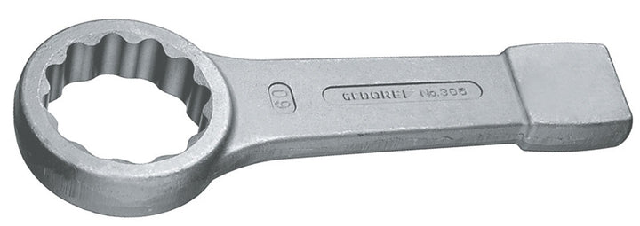 GEDORE Schlag-Ringschlüssel 125 mm, Hochpräzise Schlüsselweite, Robust für Industrie & Handwerk, Mad