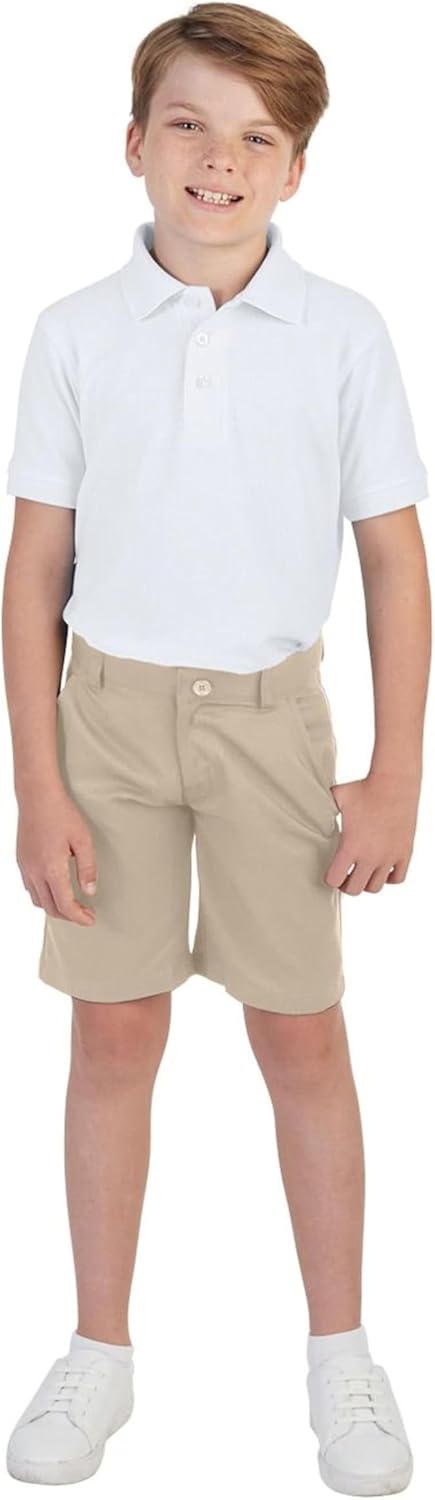 French Toast Unisex Kinder Short Sleeve Pique Polo Shirt (Standard &amp; Husky) Poloshirt 2 Jahre Gelb,