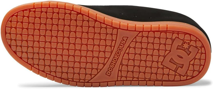 DC Herren Court Graffik Casual Low Top Skateschuh Sneaker Skate-Schuh, 44 EU Schwarz Dunkelschokolad