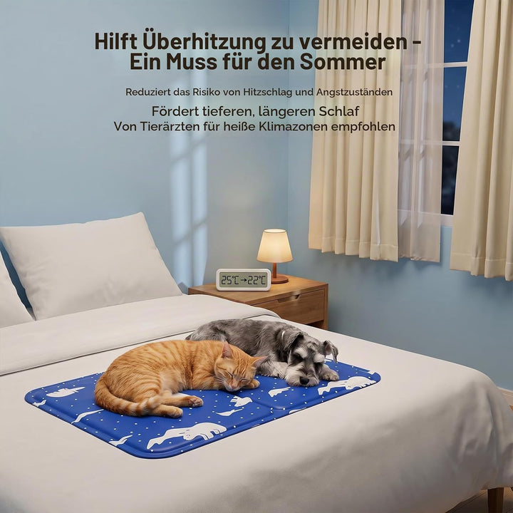 Kühlmatte Hunde Katzen, Haustier Kühlmatte, Hunde Kühlmatte Verwenden Selbstkühlend mit Ungiftiges G