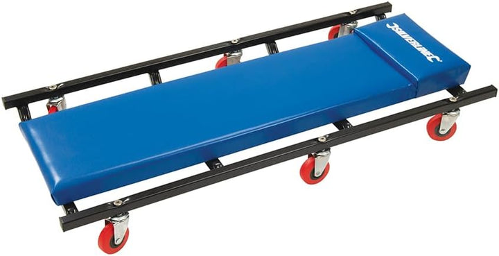 Silverline 783171 Werkstatt-Rollbrett 6 Räder, Blau , Schwarz