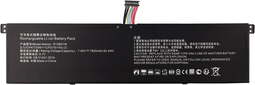 SwarKing Ersatz Akku Kompatibel mit mi Pro 15.6 inch Series Notebook R15B01W with Toolkit