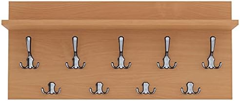 AKKE 40x90 | VERTI Garderobenpaneel Wandgarderobe Garderobe Wandpaneel Kleiderstange CHROM | BAYERIS