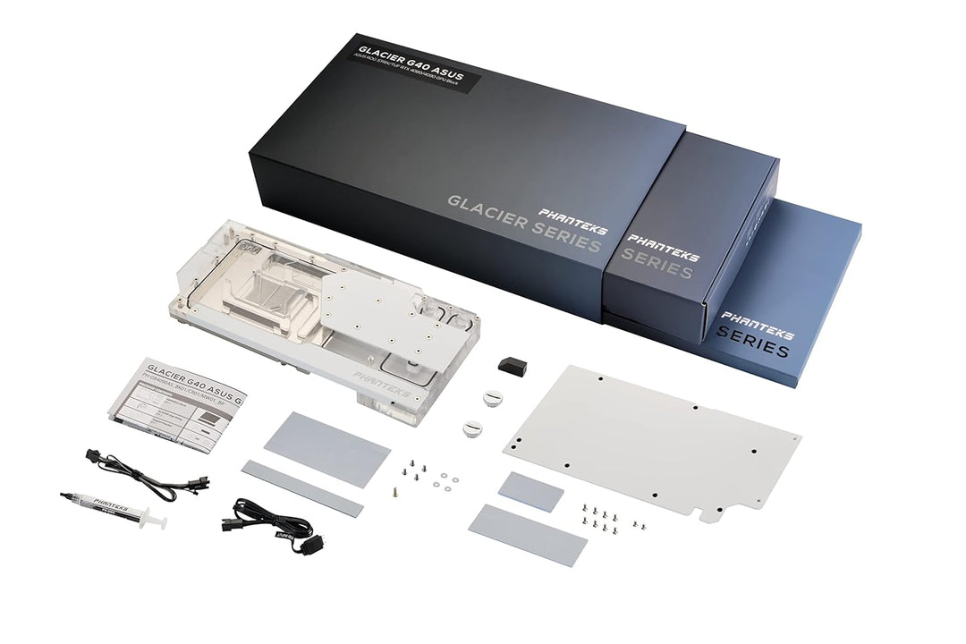 Phanteks RTX 4080/90 Wasserblock inkl. Backplate für Asus, D-RGB - weiss