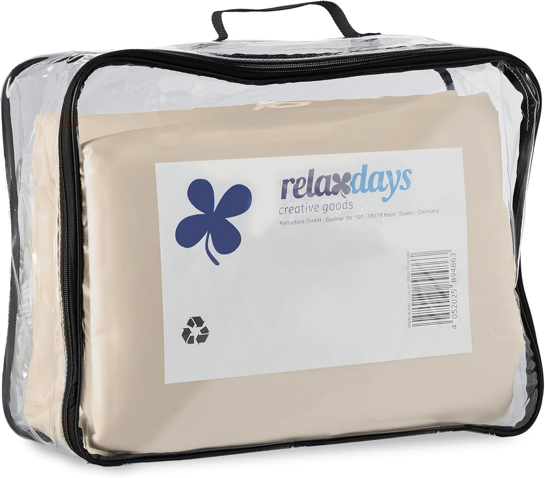 Relaxdays Sonnensegel rechteckig, 2,5 x 3,5 m, wasserabweisend, UV-beständig, mit Spannseilen, Terra