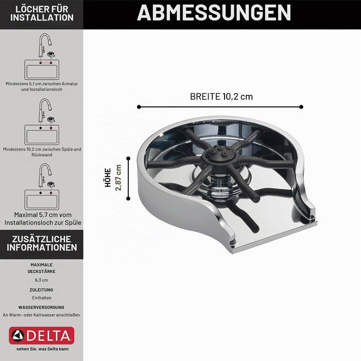Delta GR150 Spotshield Edelstahl, Spotshield Edelstahl