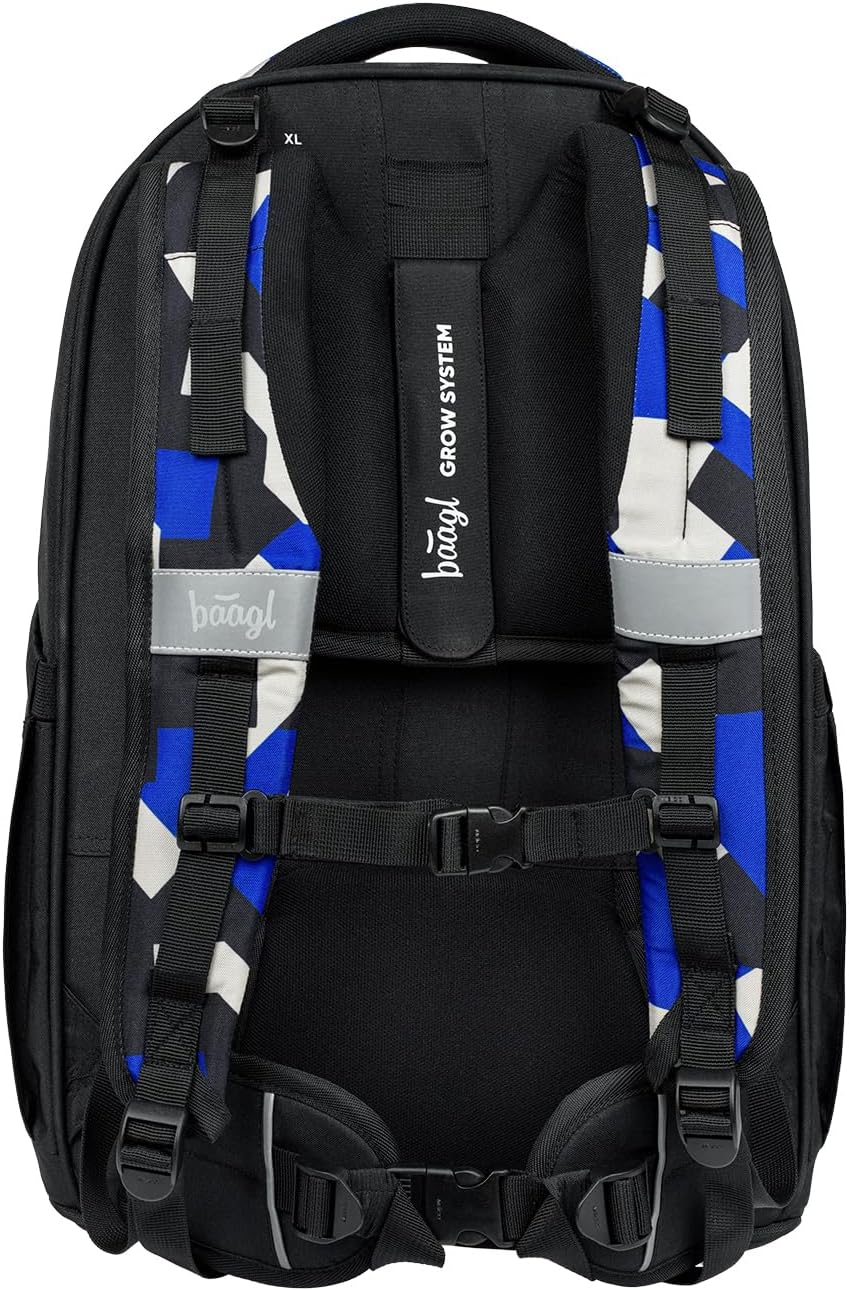 Baagl Schulrucksack Set Jungen Teenager 3 Teilig Skate MAX 30 l - Variety | Ergonomischer Schulranze