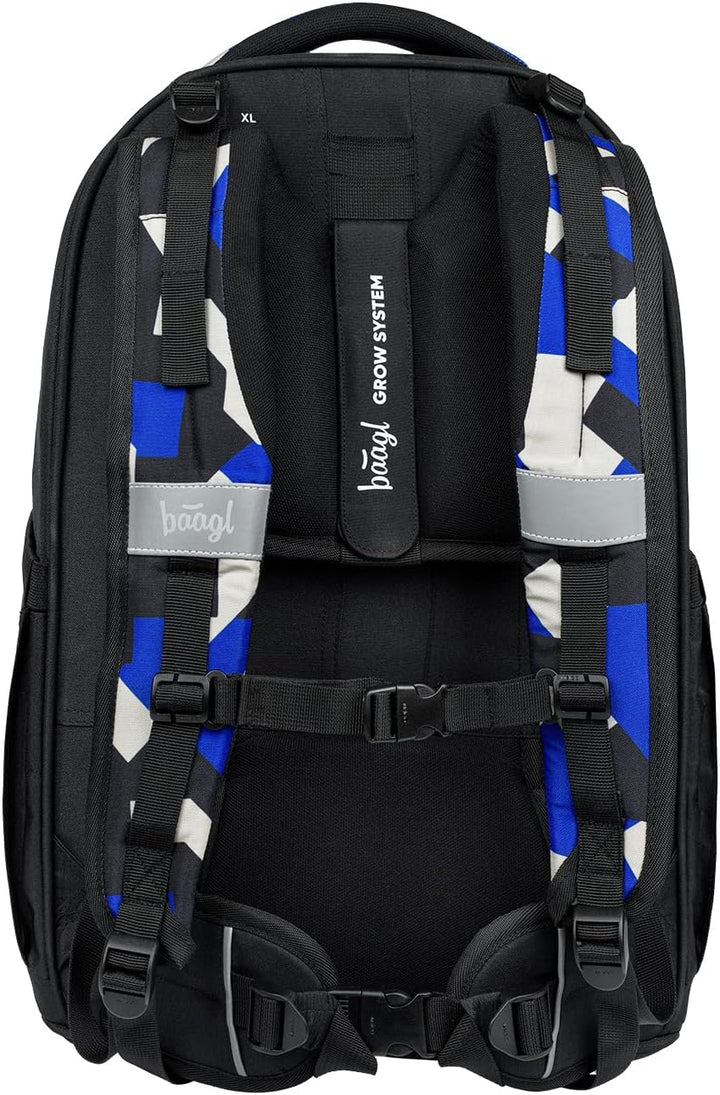 Baagl Schulrucksack Set Jungen Teenager 3 Teilig Skate MAX 30 l - Variety | Ergonomischer Schulranze