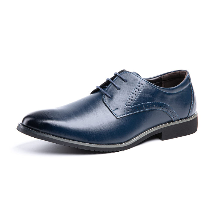 Anzugschuhe Herren Oxford Derby Schuhe Brogues Lederschuhe Hochzeitsschuhe Schnürhalbschuhe Klassisc