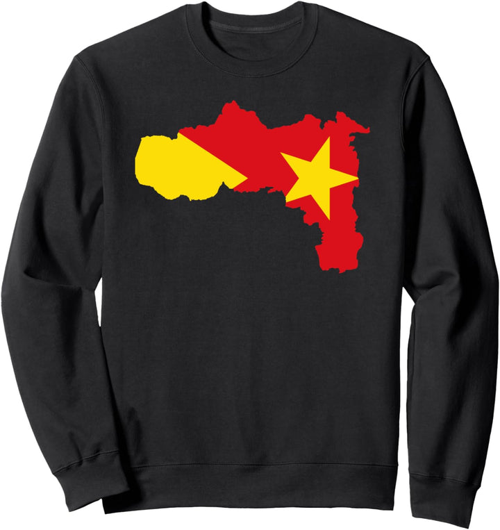Tigray Region Map Tigray inside me Tigray Flag Sweatshirt