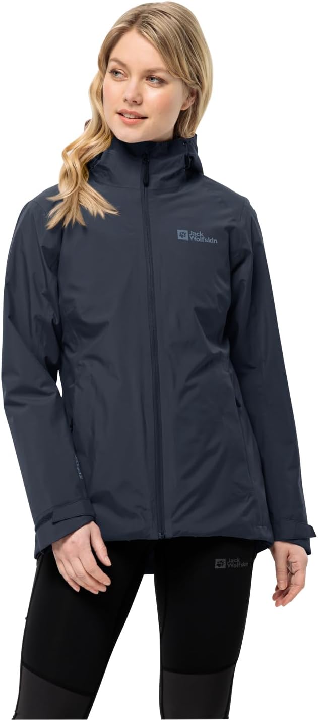 Jack Wolfskin Damen Glaabach 3in1 Jkt W Jacket, night blue