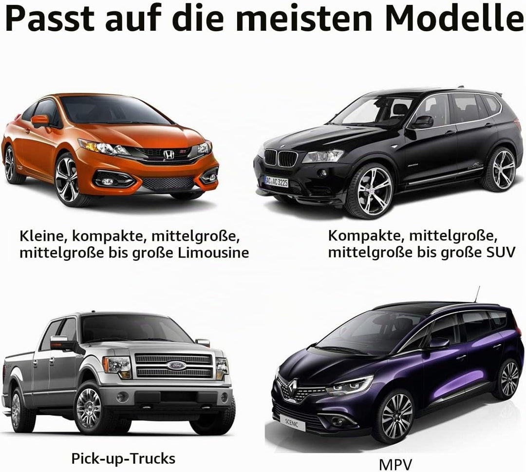 LUOLLOVE Autositzbezüg PU Leder Bambus-Kohle-atmungsaktiv kompatibel für 90% Modelle Vordersitz,1Stü