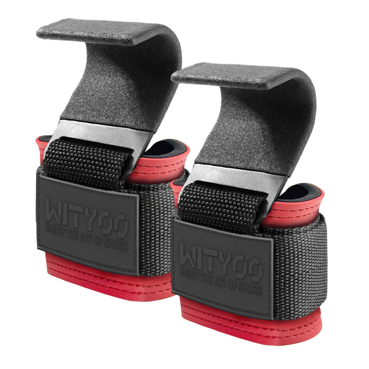 Zughilfen Haken Krafttraining, Fitness Powerlifting Weight Lifting Hook, Lifting Straps für Männer &